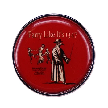 De fiesta Como Es 1347 Pin Botón de Broche vintage chill P Médico Insignia de Estilo Gótico de la Joyería Imagen