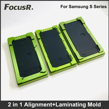 La precisión de la Alineación de Laminado Molde Para Samsung S8 S9 S10 Plus Borde de la pantalla LCD de la Pantalla Táctil de Cristal de la OCA de Laminación en cambio de Moldes, Herramientas Imagen