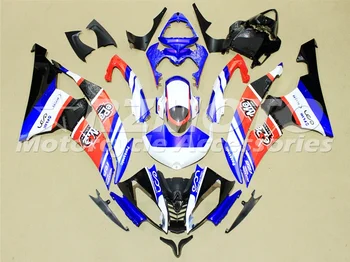 Nuevo ABS Carenado Moto Kits de Ajuste Para Yamaha YZF 600 R6 2008 2009 2010 2011 2012 2013 2014 2015 2016 Carrocería Conjunto Azul Rojo Imagen